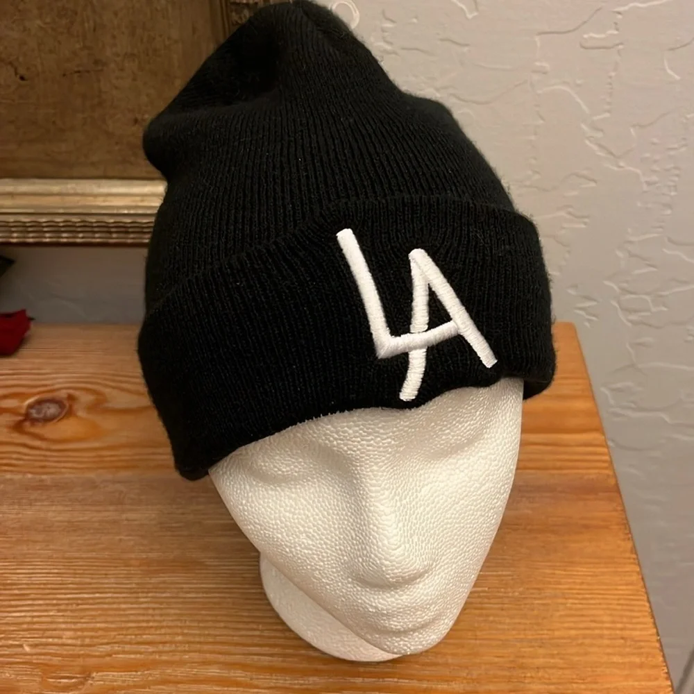 AMERICAN NEEDLE VINTAGE COLLECTION Los Angeles Cuffed Beanie Black -OS NWOT